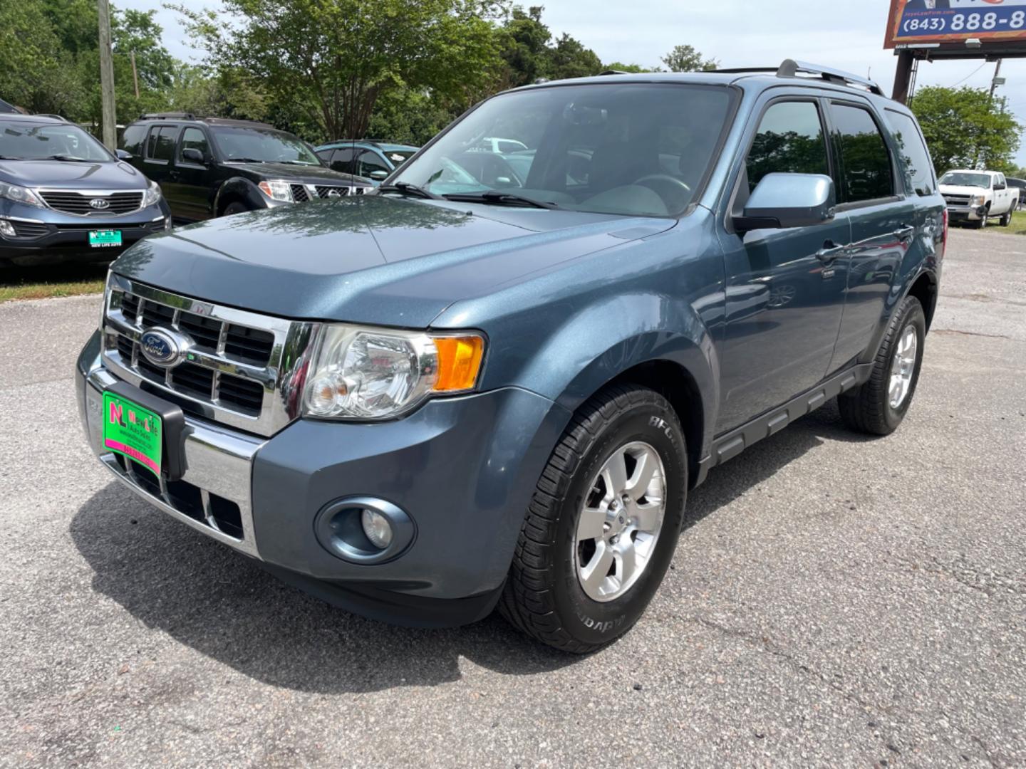 2012 BLUE FORD ESCAPE LIMITED (1FMCU9E77CK) with an 2.5L engine, Automatic transmission, located at 5103 Dorchester Rd., Charleston, SC, 29418-5607, (843) 767-1122, 36.245171, -115.228050 - Photo#1